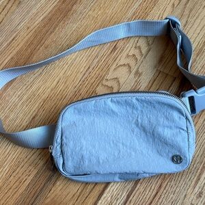 lululemon Light Gray Waist / Crossbody Bag